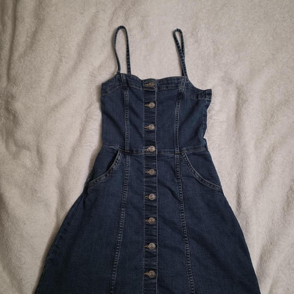 H&M Blue Denim Mini Dress